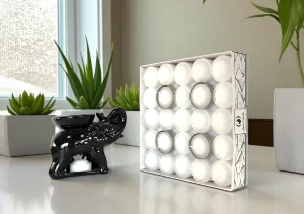 Vela Noche Blanca pack x 50 Iluminarte
