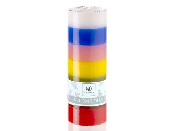 Velón 7 colores
