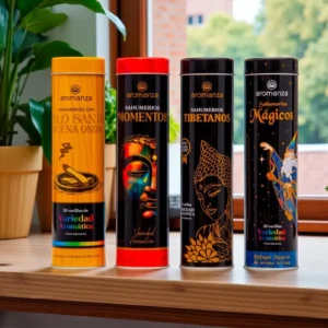 Latas Coleccionables + Porta Sahumerio + 30 varillas