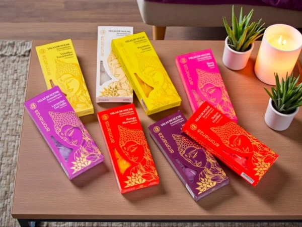 Vela Aromatica x 10 Velas de Noche Aromáticas Pack x10