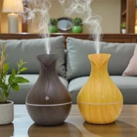 Humidificador Florero Simil Madera