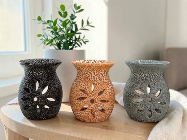 Hornillo Textura con Flor
