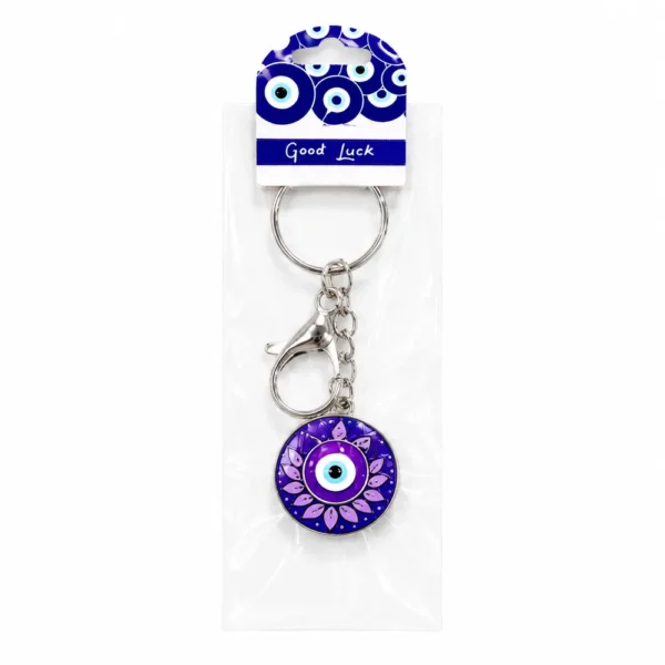 Llavero Ojo Turco Violeta